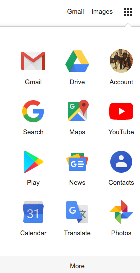 Google applications in Android Smartphones