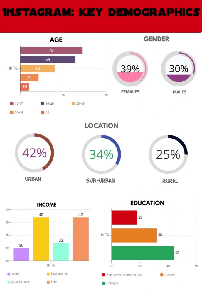 Instagram key demographics
