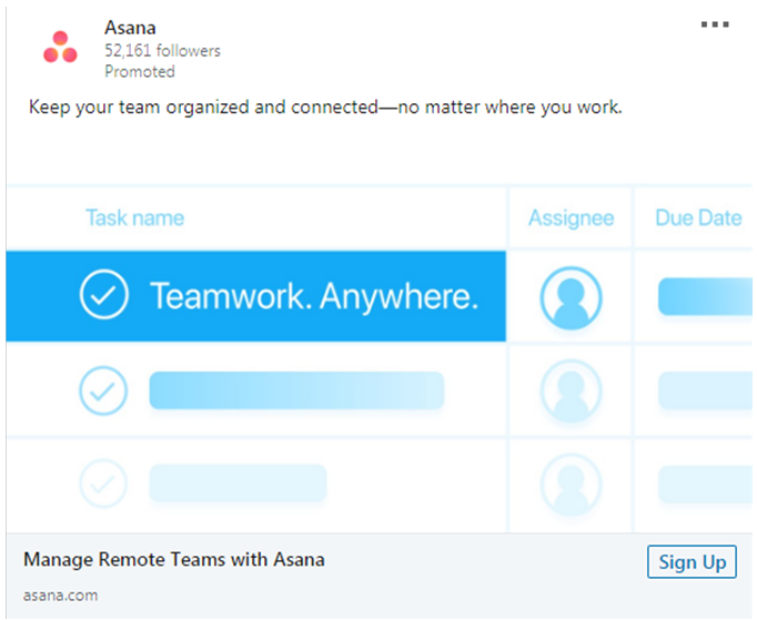 Asana tool team work anywhere