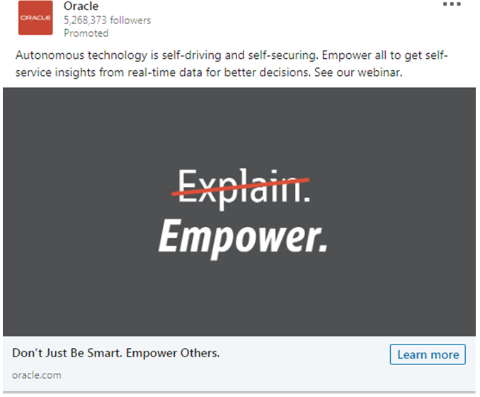 Oracle Empower Ad