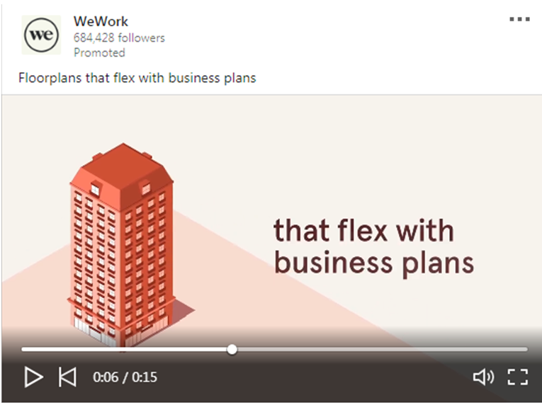 WeWork video Ad 1