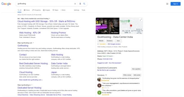 Rank in top of Search Engine results