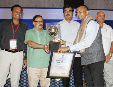 Rajasthan State Award For Export Excellence- Sep 2018